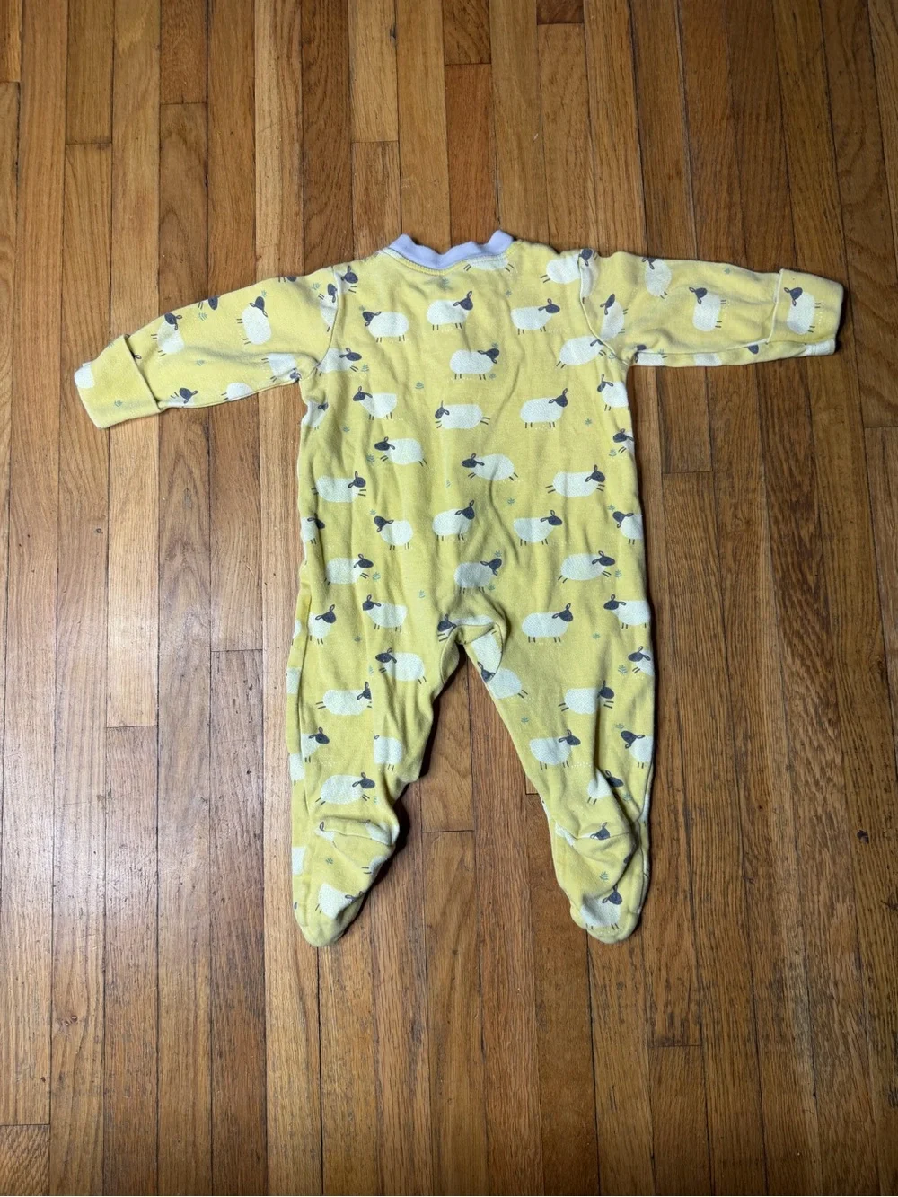 John Lewis 3/6M Sheep Print Sleeper